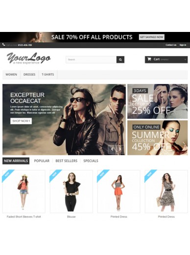 PrestaShop eCommerce platform V1.6